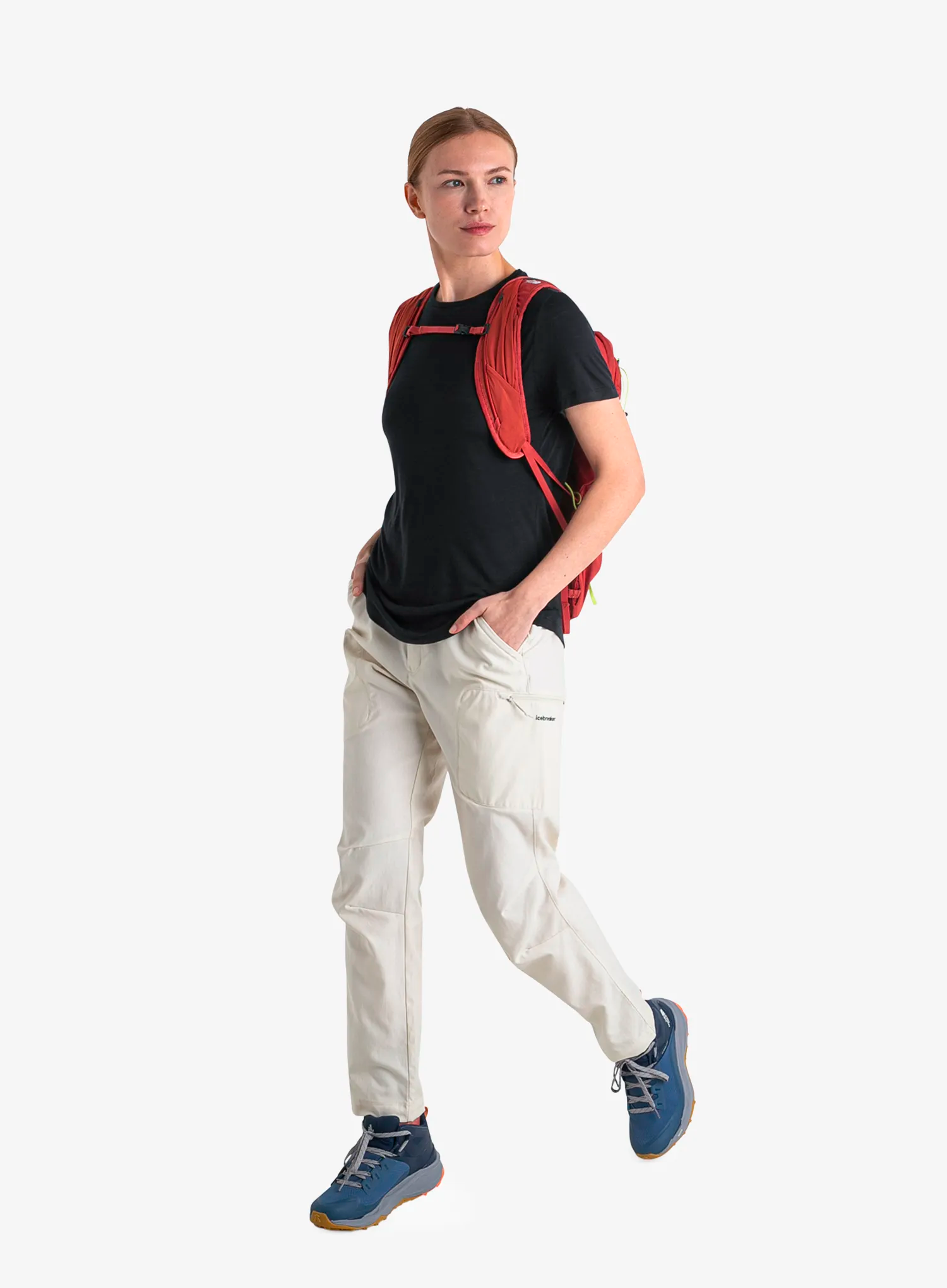 Icebreaker Merino 125 Cool-Lite Sphere III SS Tee Női rövid ujjú póló - black