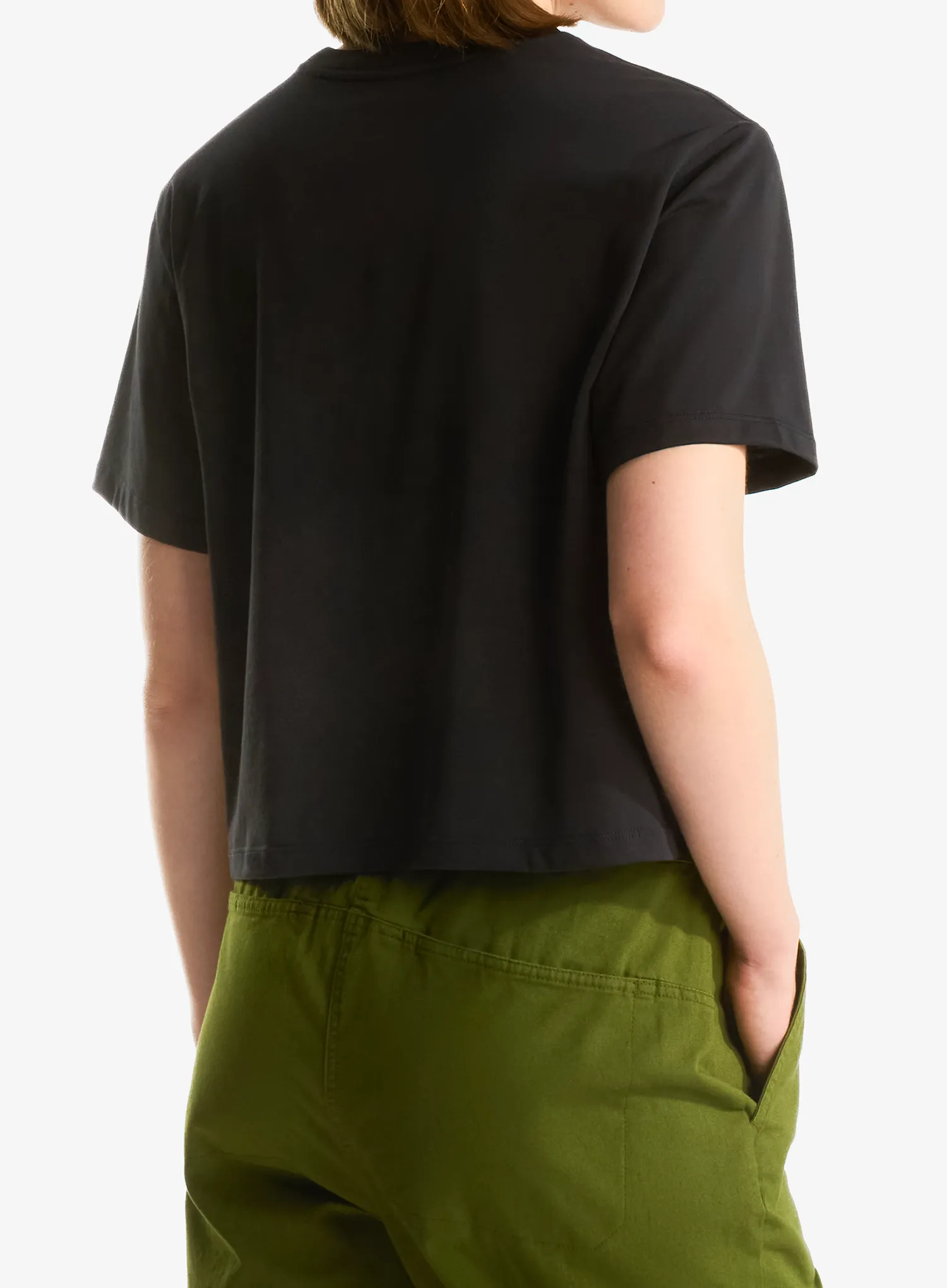 The North Face Evolution Simple Dome Crop Relaxed SS Tee Női rövid ujjú póló - black