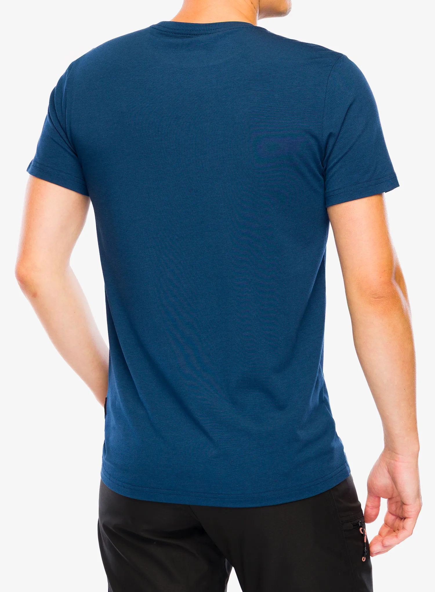 Dovre O-neck Bamboo Viscose T-shirt Rövid ujjú póló - blue