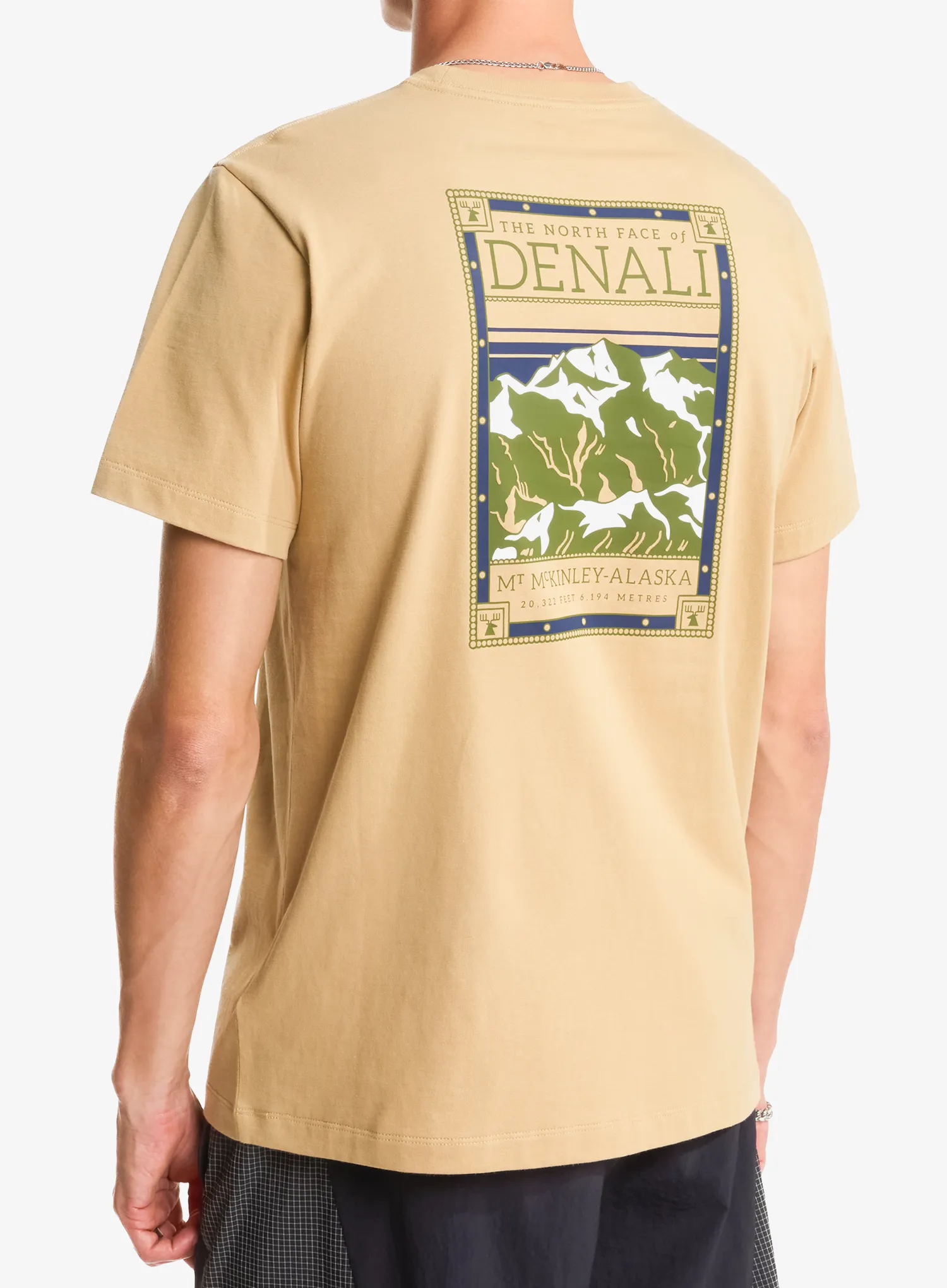 The North Face North Faces Reg SS Tee Nyomtatott póló - khaki stone