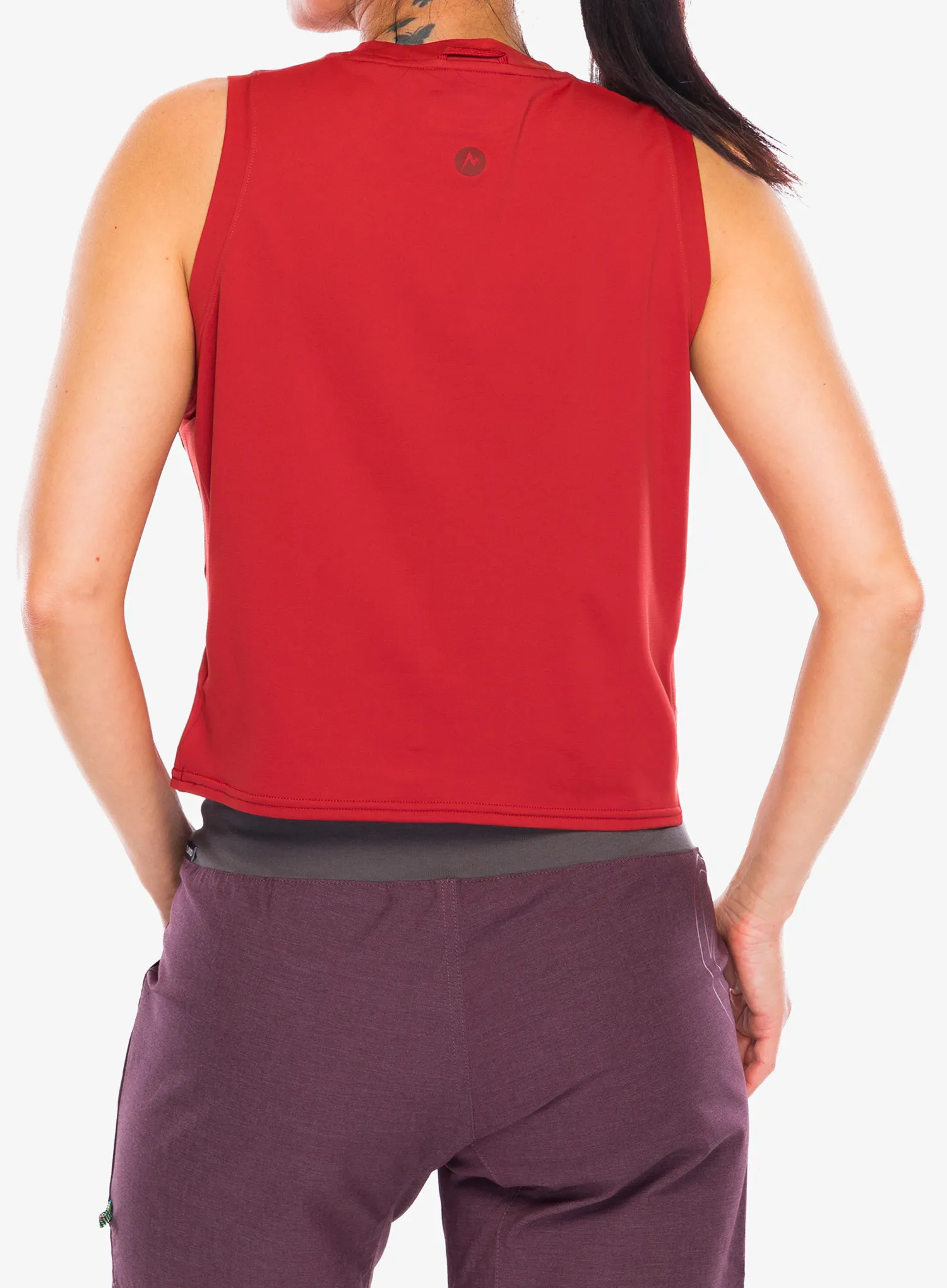 Marmot AirExchange SolarShield High Neck Tank Női top - sumac