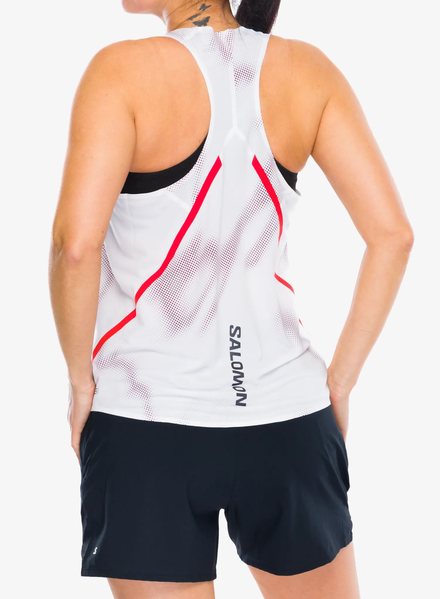 Salomon S/Lab Speed Singlet Női top - white/white/and