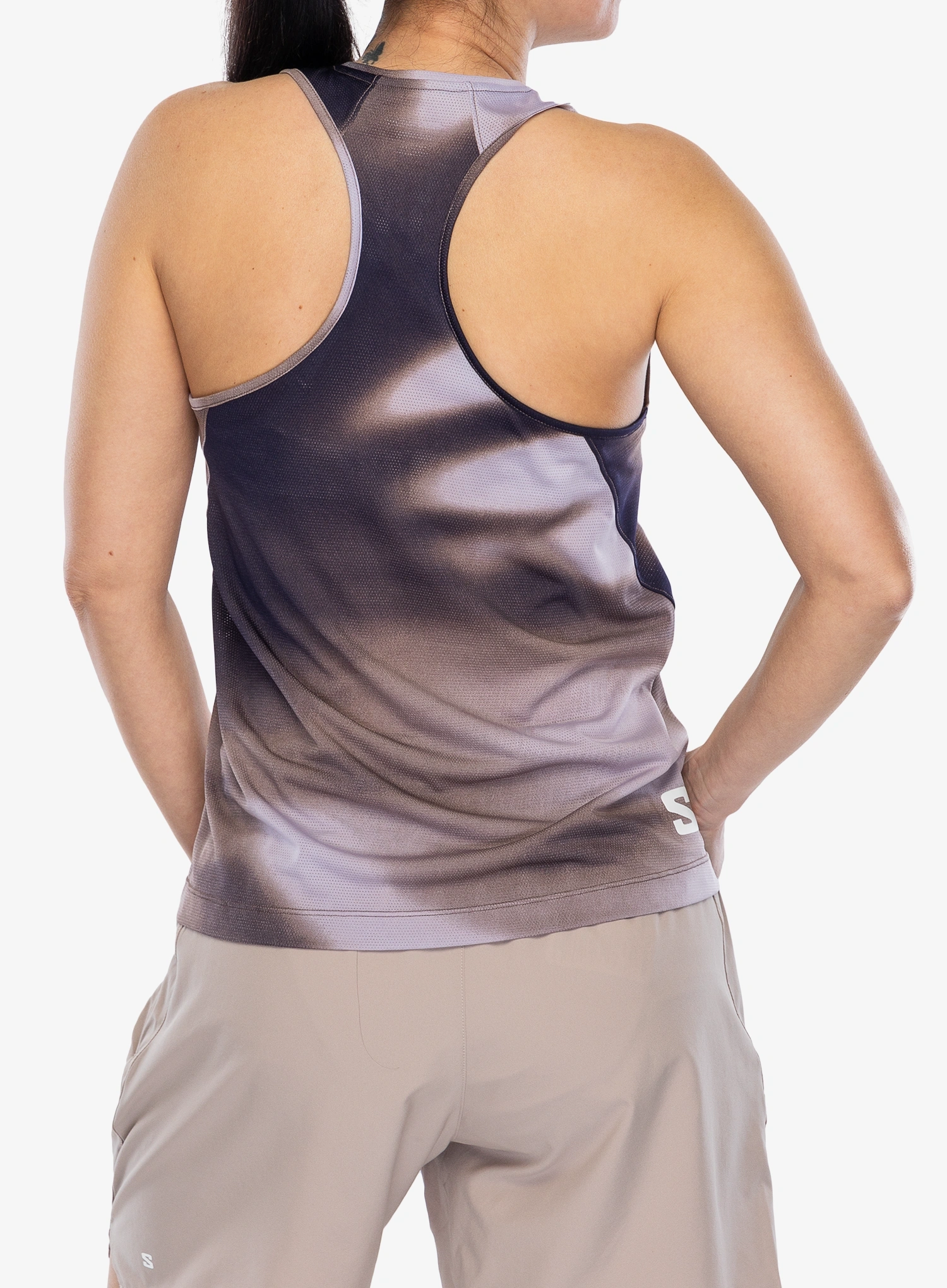 Salomon Shake Core Tank GFX Női top - etherea/aura