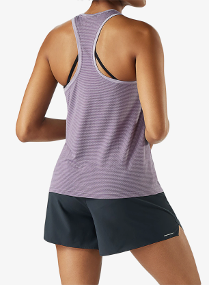 Smartwool Active Mesh Racerback Tank Női top - purple storm heather