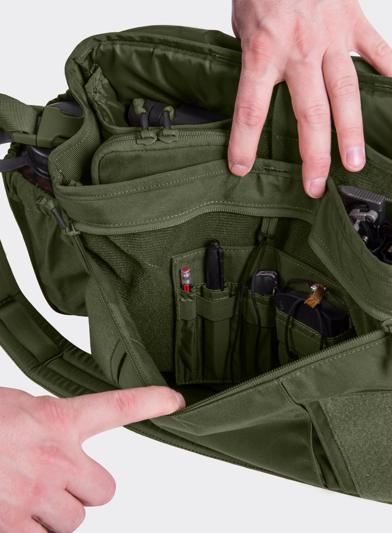 Helikon-Tex Urban Courier Bag Medium - Cordura Városi Táska - olive gr