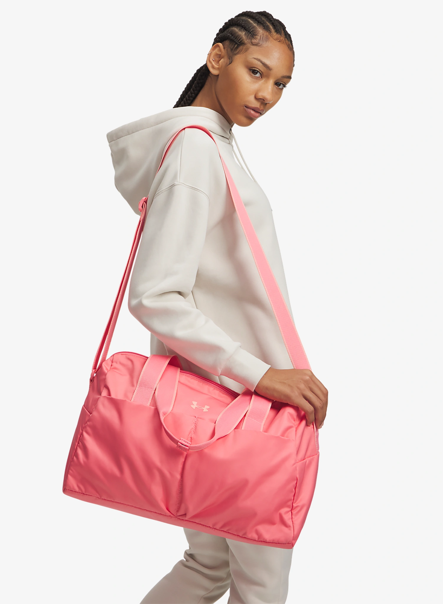Under Armour Studio Lite Duffle Városi táska - bittersweet pink/posh pink