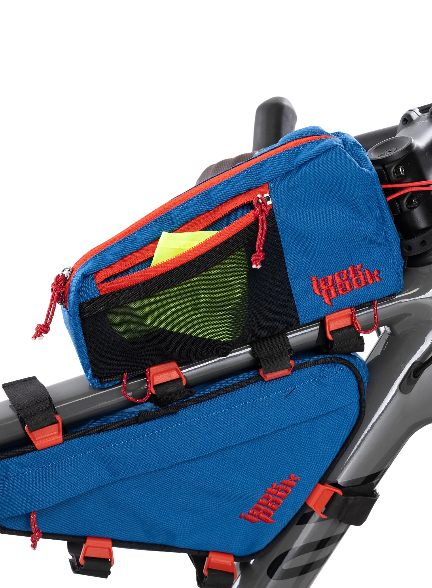 Jack Pack Płetwa RGB Kerékpár táska vázra - blue