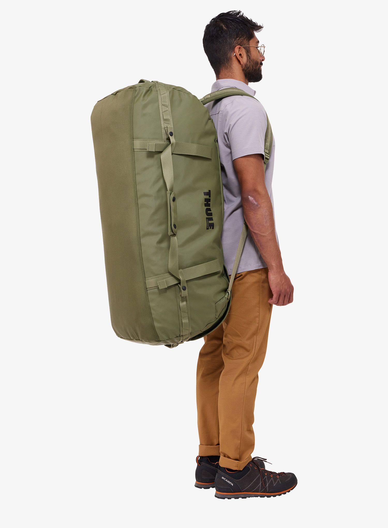 Thule Chasm 130 L Utazótáska - olivine/olivine