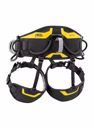Petzl Astro Sit Ipari alpin beülő - black/yellow