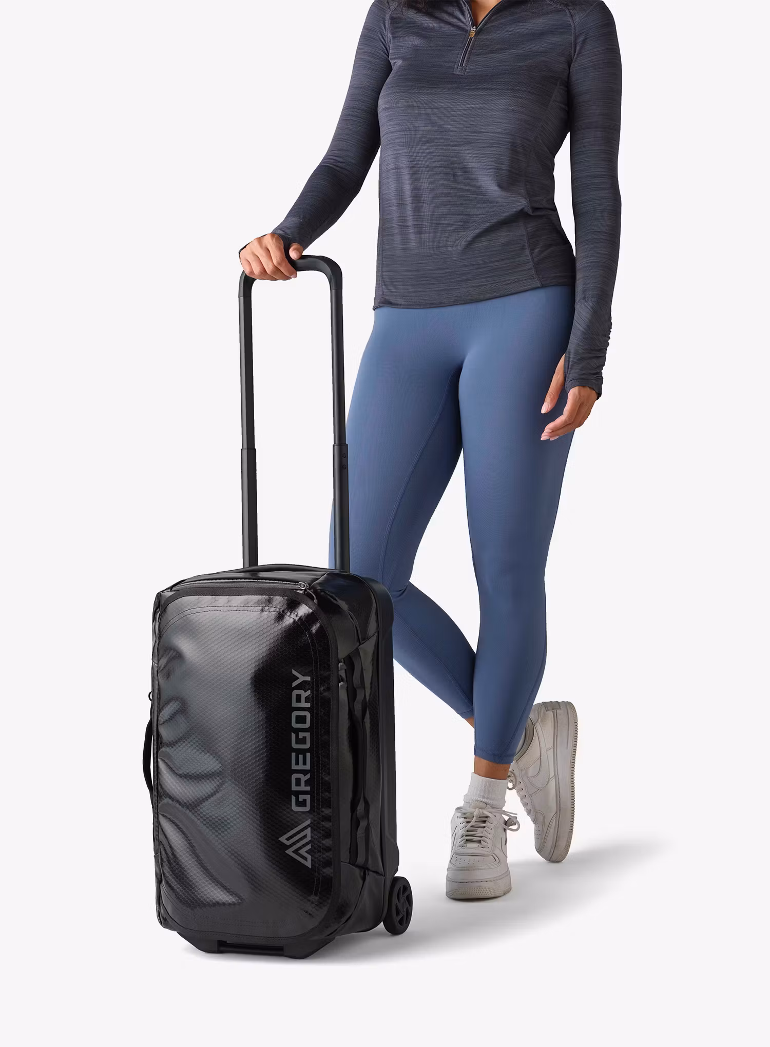 Gregory Alpaca Wheeled Duffel 40 l Utazóbőrönd - obsidian black