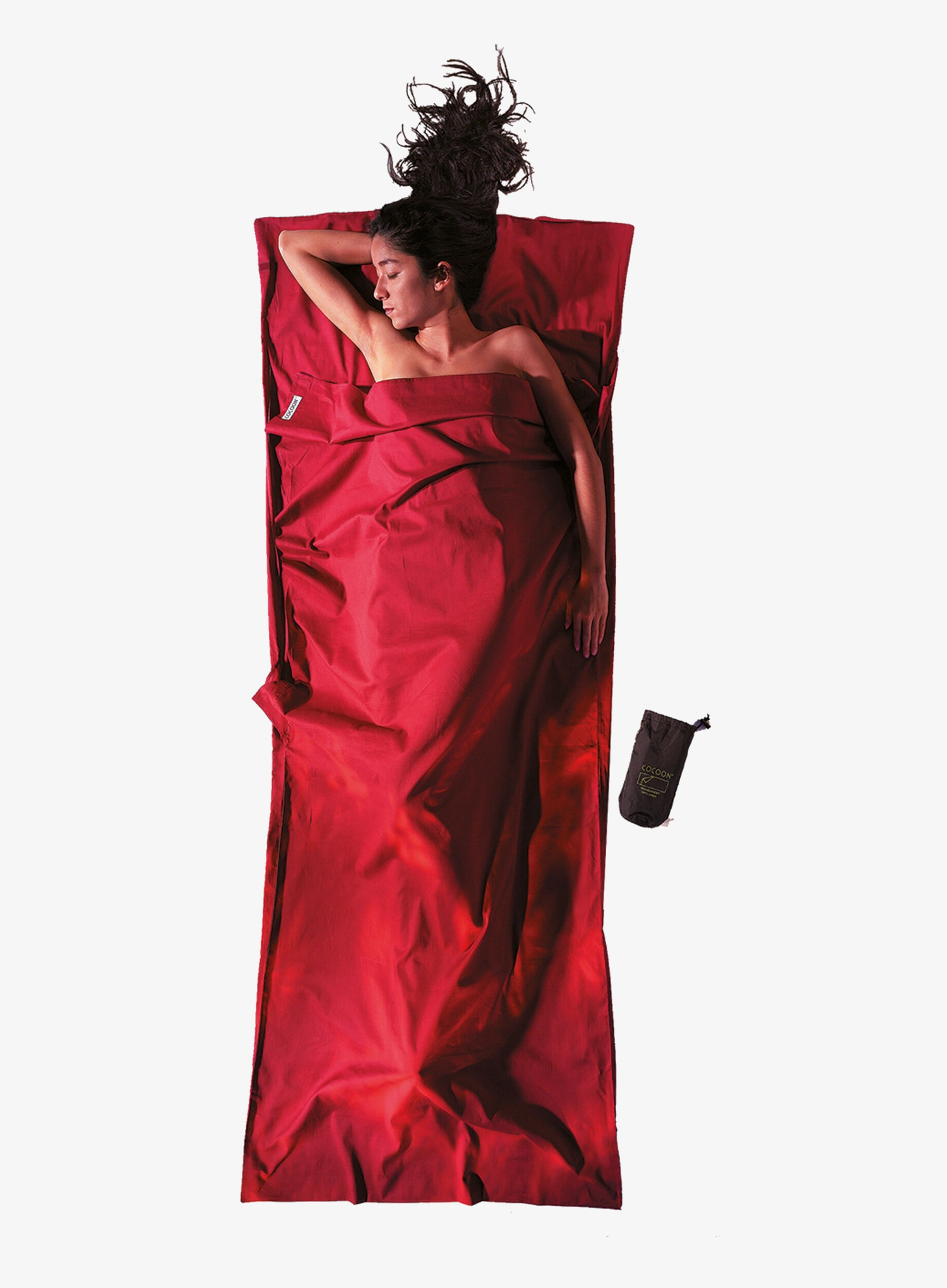 Cocoon TravelSheet - Cotton Hálózsákbélés - monks red