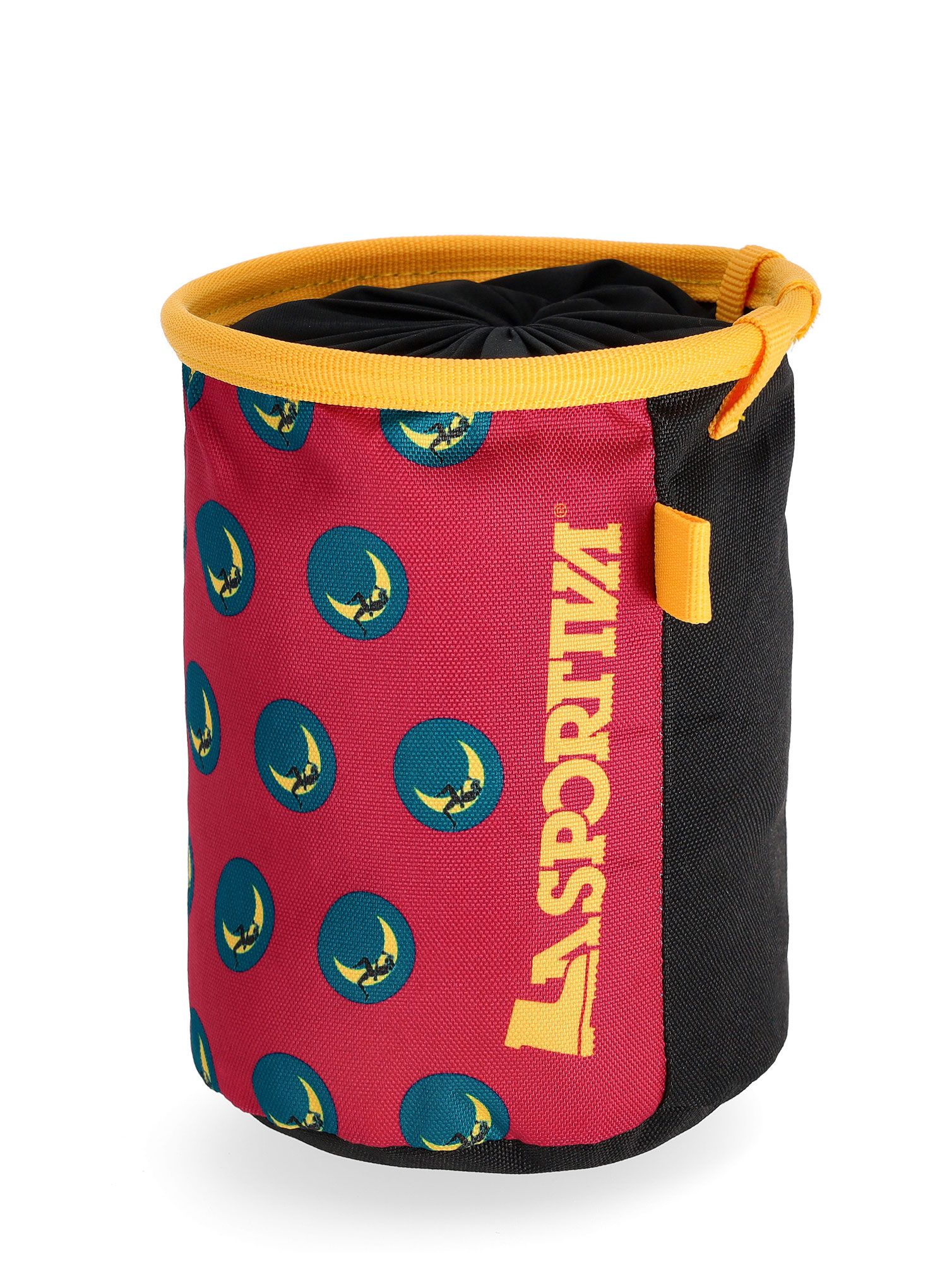 La Sportiva Climbing On The Moon Chalk Bag Ziazsák - fucsia/giallo