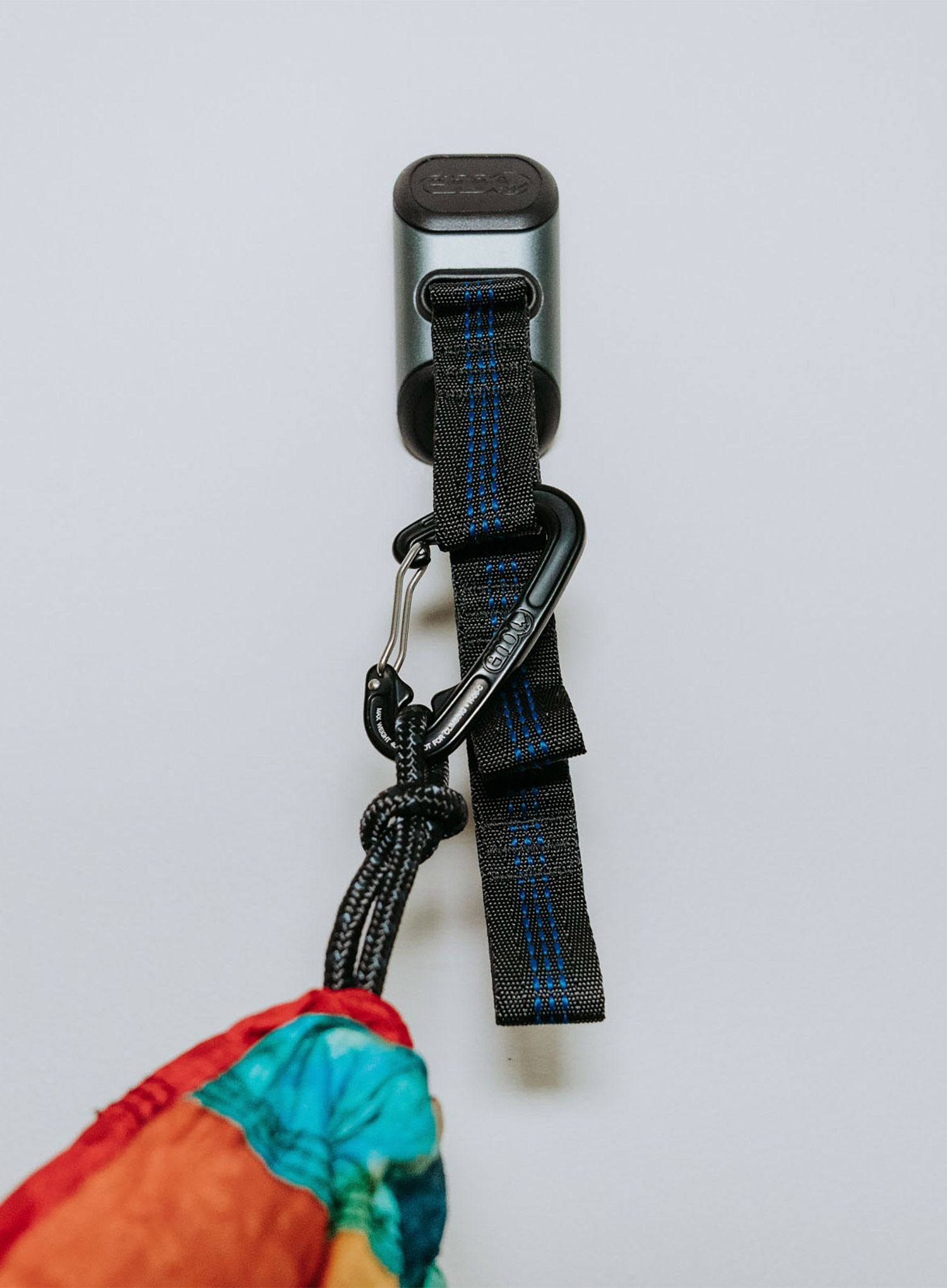 ENO Deluxe Hammock Hanging Kit Felfüggesztés függőágyhoz - charcoal