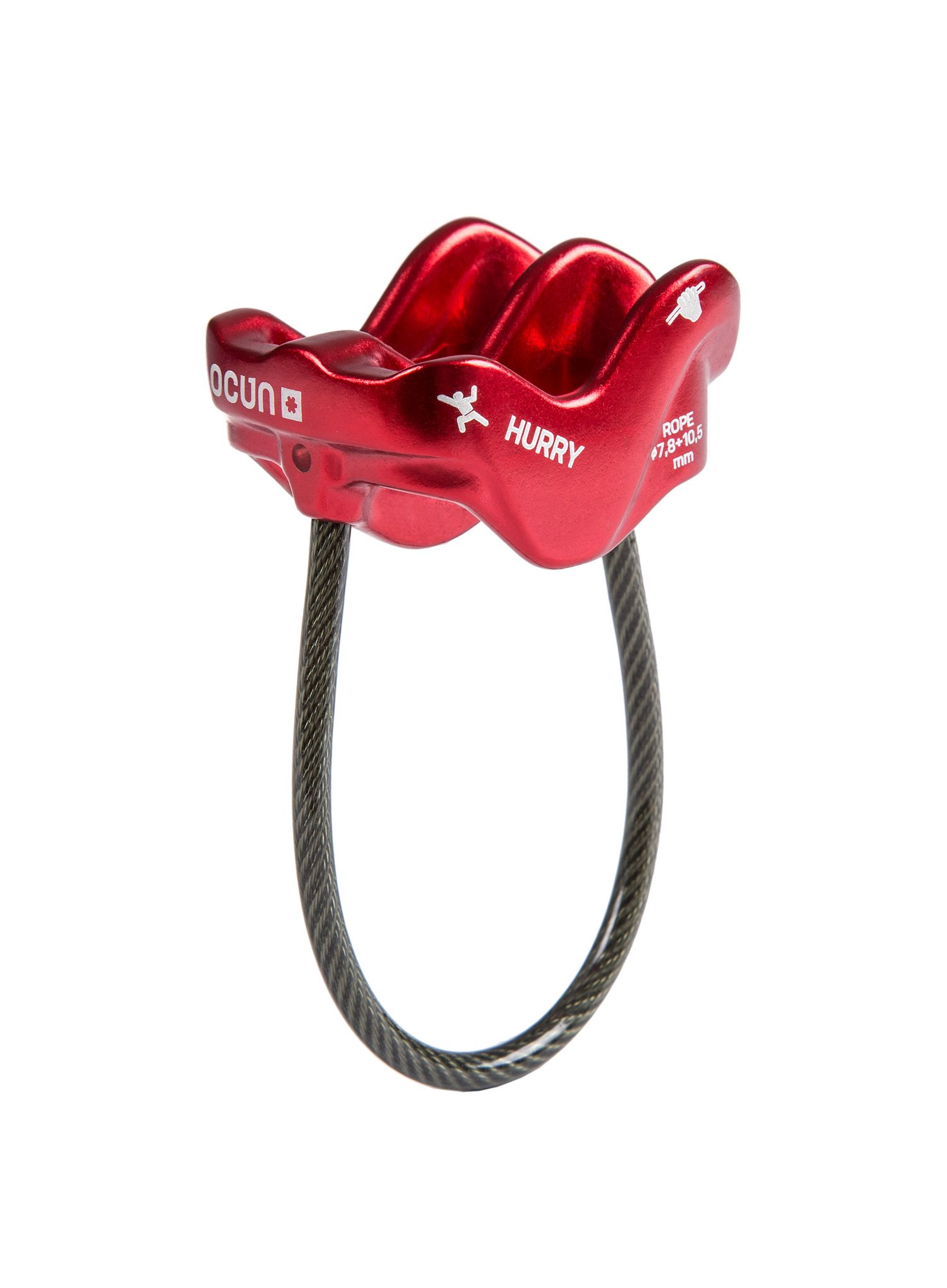 Ocun Belay Set Eagle Screw Hurry Biztosító Készlet - anthracite/red