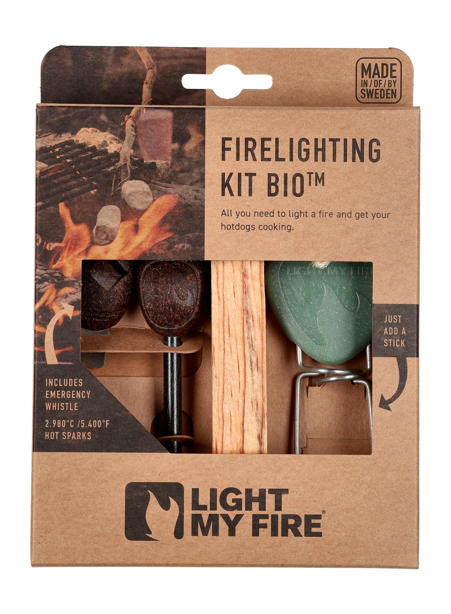 Light My Fire Lighting Kit Bio Turistakészlet - sandy green/cocoshell