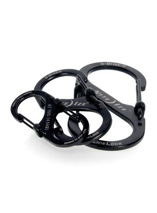 Nite Ize S-Biner SlideLock Set 2, 3, 4 Karabinerek - black
